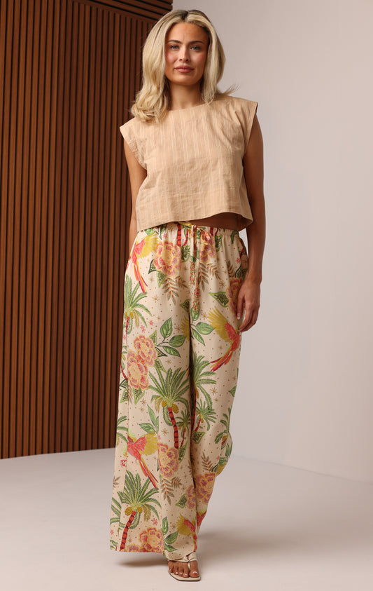 BEADED BEACH PANT