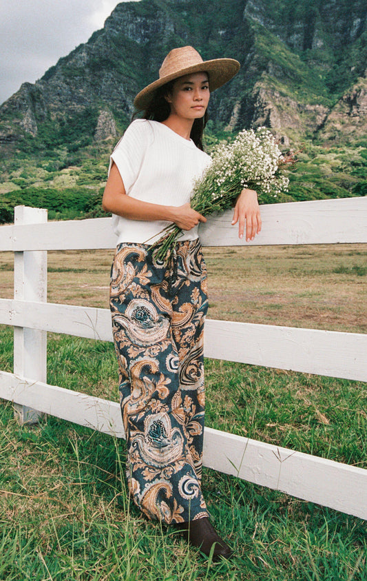 BEADED BEACH PANT